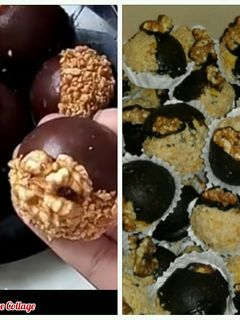 صورة لوصفة حلوة بروسيج حلوة قوقعة او مينى بول محشين