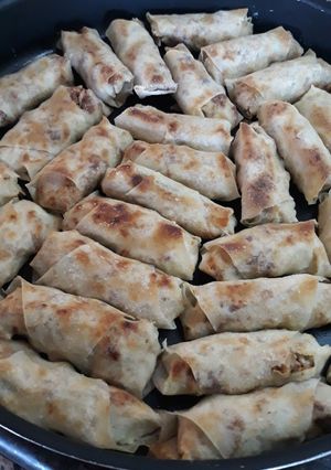 صورة لوصفة شاورما برقائق السمبوسة