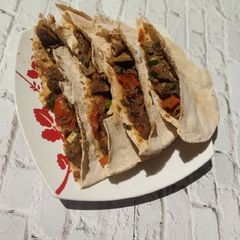 A picture of Assorted meat pockets.