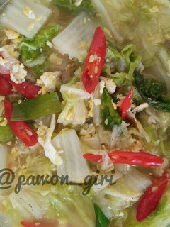 Foto resep Tumis Sawi Putih Telur