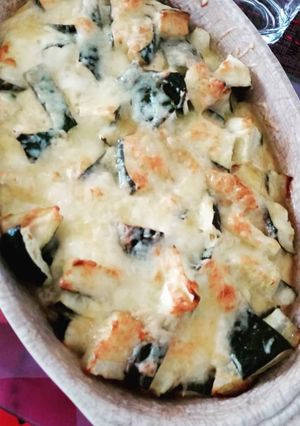 Une photo de Gratin aux courgettes