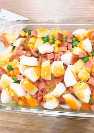 Hình của món Salat hoa quả.
