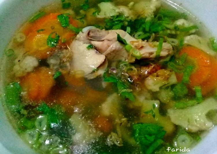 Langkah Mudah untuk Menyiapkan Sop Ayam Klaten P Min, Enak