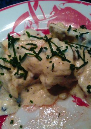 Foto principal de Pechuga de pollo, de aprovechamiento en salsa a la pimienta verde