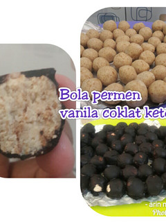Foto resep Bola permen vanila coklat keto