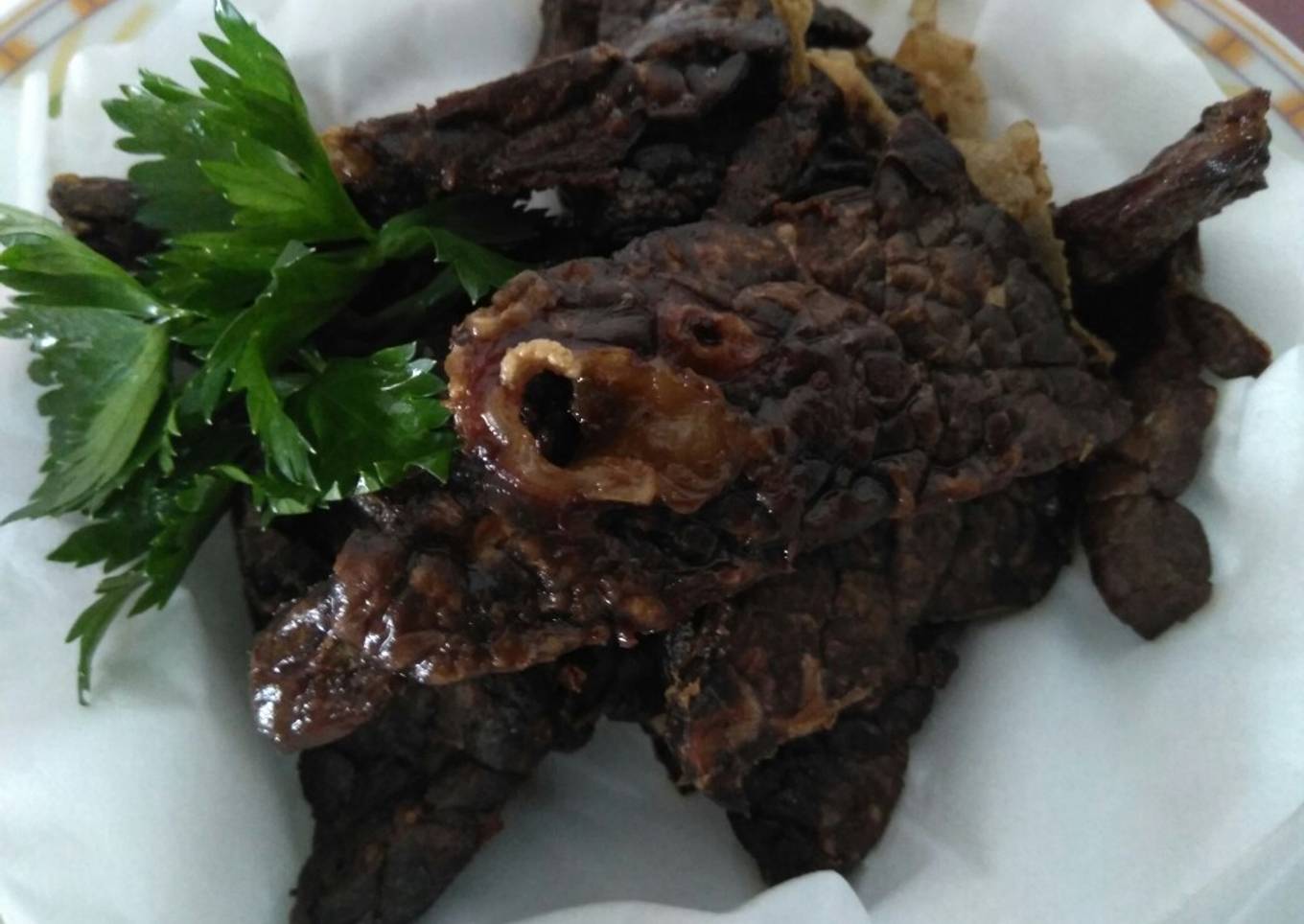 096. Paru goreng. Pelengkap soto