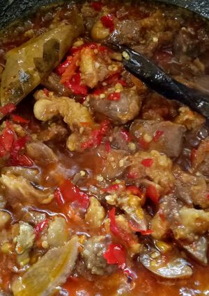 Foto resep Lidah sapi tumis super pedas