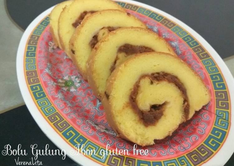 Rebaked Bolu Gulung Abon gluten free