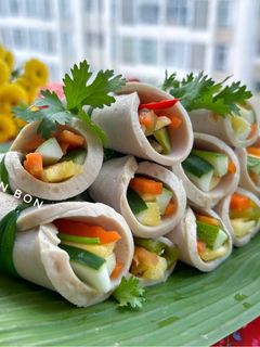 Hình của món Chả Lụa Cuộn Rau Củ.