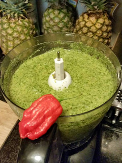 A picture of Toni's spicy sofrito.