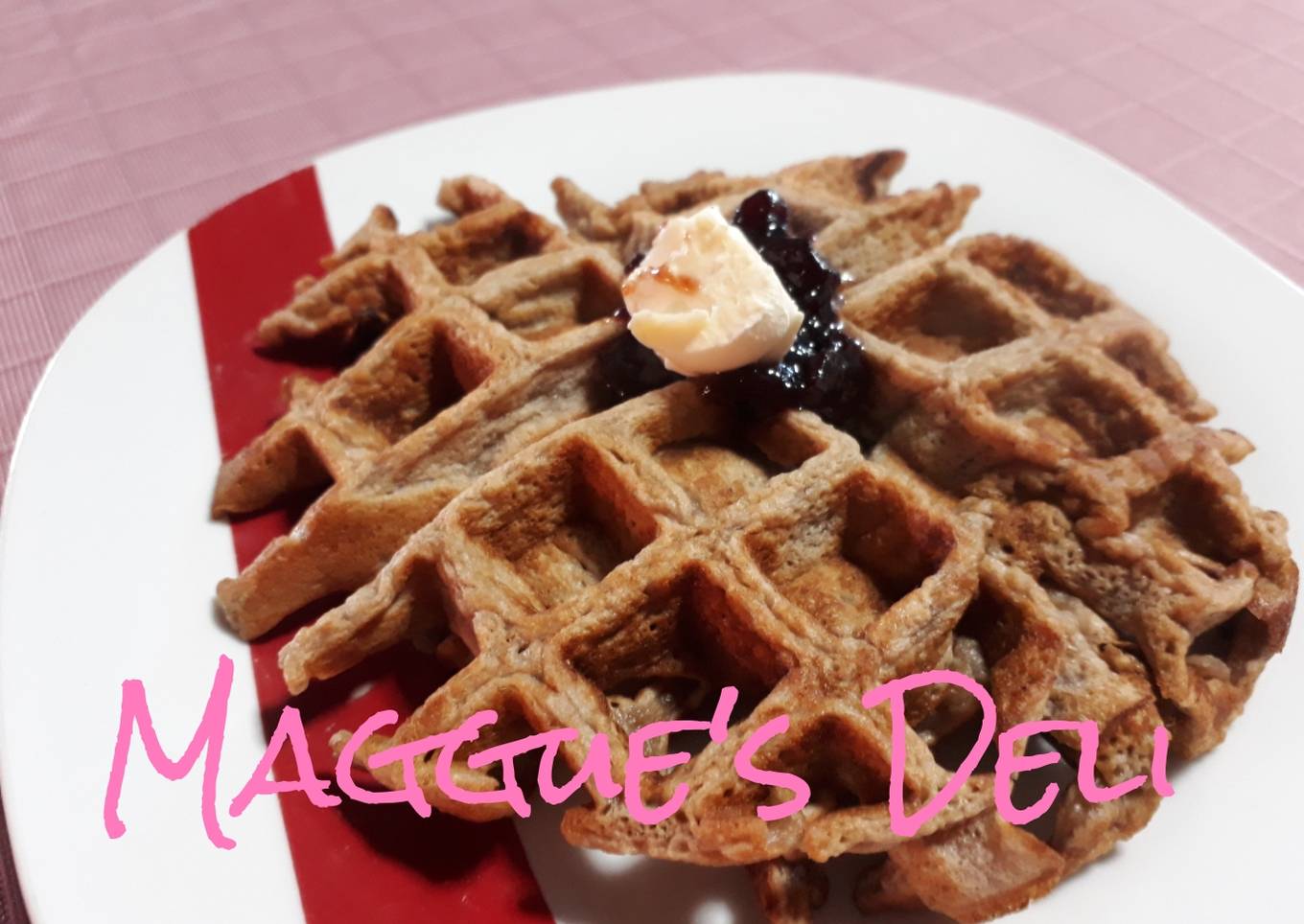 Waffles de avena fit