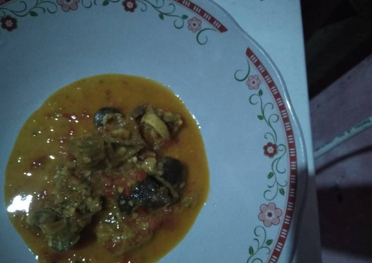 Resep Ati ampela masak santan Anti Gagal