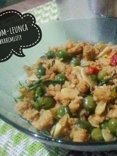 Foto resep Ulukuteuk/tumis oncom-leunca