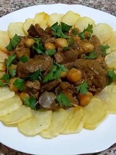 صورة لوصفة طبق كبدة مشرملة