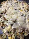 Jamur Telur Orak Arik/Mushroom Omelette/Mantarli Yumurta