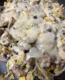 Jamur Telur Orak Arik/Mushroom Omelette/Mantarli Yumurta