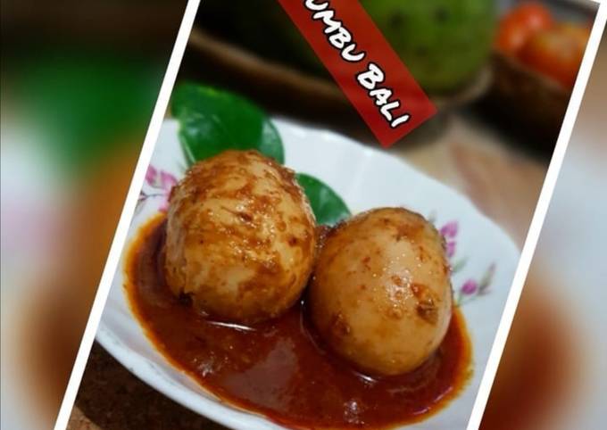 Bagaimana Membuat Telor Bumbu Bali, Menggugah Selera