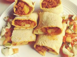 Una foto de Burritos de picadillo