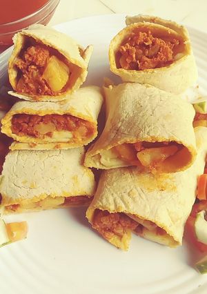 Una foto de Burritos de picadillo
