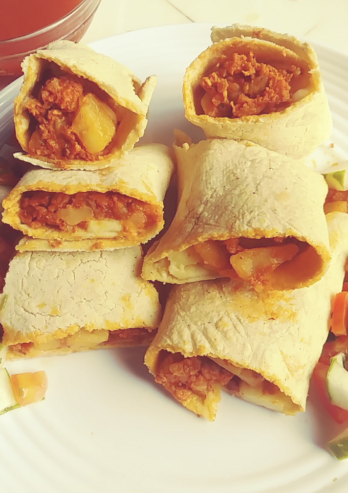 Una foto de Burritos de picadillo