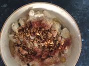 A picture of pine nuts hummus