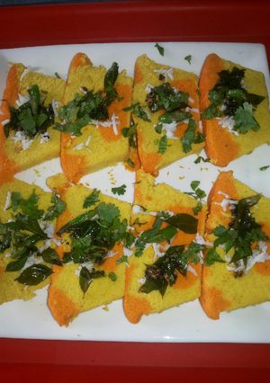 A picture of Marble Dhokla.