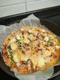 Pizza de calabaza sin gluten
