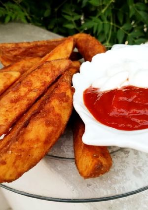 A picture of Crispy Potato Wedges.