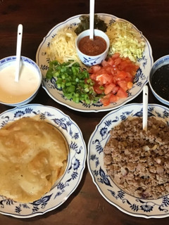 A picture of California Farm Tacos from scratch.