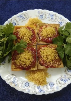 A picture of Canapes (No onion no garlic).