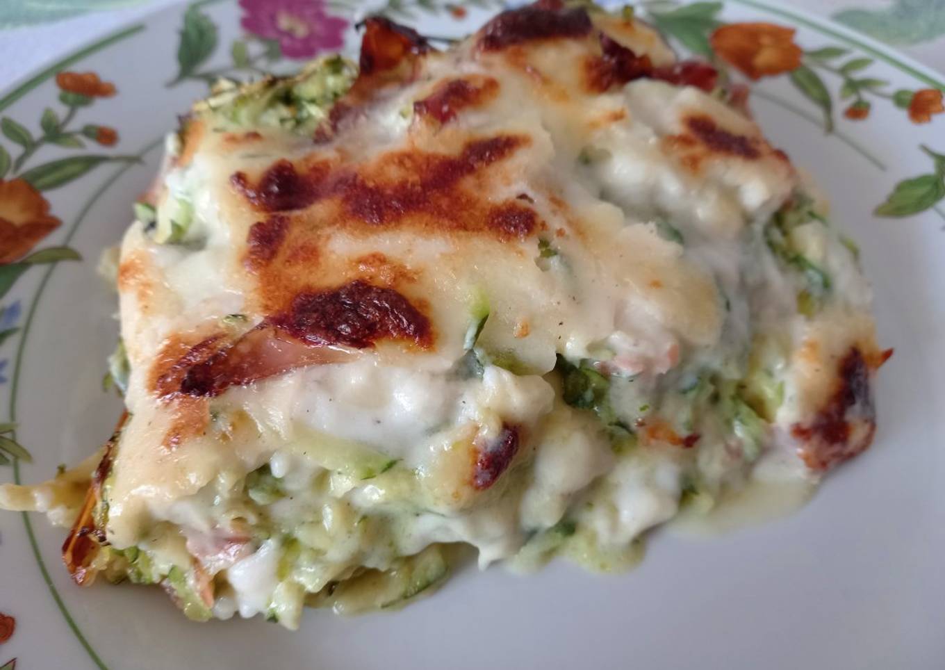 Lasagna zucchine e speck