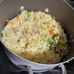 Una foto de Arroz Blanco diferente fácil y delicioso