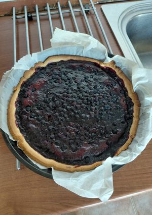 Foto di Crostata ai mirtilli (pasta frolla yogurt)