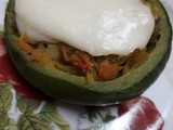 Zapallitos rellenos de puerro y zanahoria