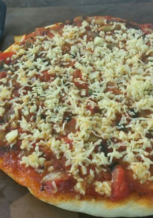 Foto resep **Eggless Pizza**