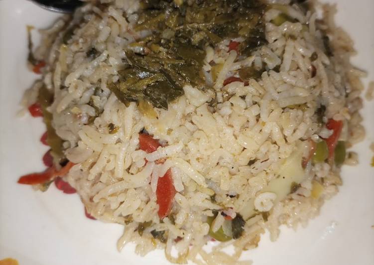 Simple Way to Prepare Any-night-of-the-week Spinach Pulao