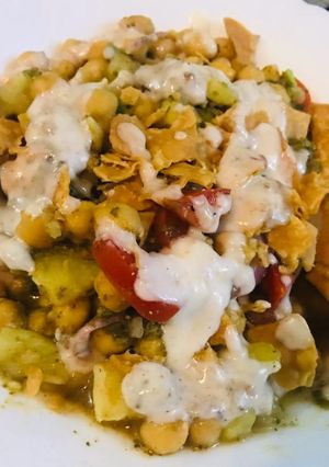 A picture of Chana chaat.