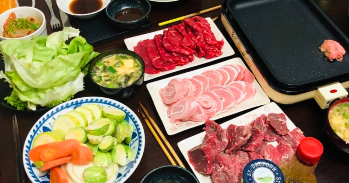 Barbacoa coreana a la de Japonés JYAKINIKU🇺🇾🇯🇵焼き肉Hotplate de 🇺🇾 𝓚𝔂𝓸 🇯🇵 🎉JPN-UY 100°ANIVERSARIO 🇺🇾🇯🇵EN 2021🎉- Cookpad