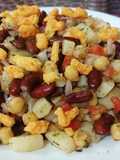 Kurkure red bean chaat
