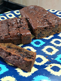 Una foto de Budín de zanahorias y chocolate