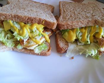 Without Fail Making Recipe Egg Deluxe Sandwich Version with leftovers Home Style