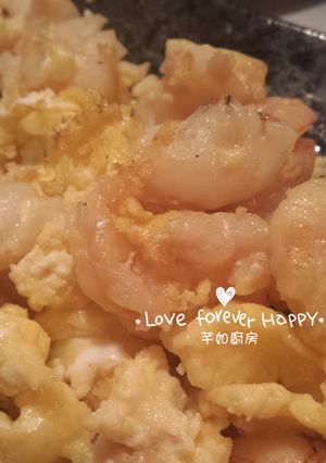 滑蛋炒蝦仁 的食譜成品照片