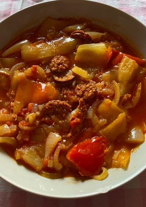 đđș đ„© KolbĂĄszos lecsĂł đ¶ recept fotĂłja