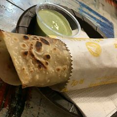 A picture of Paneer frankie.