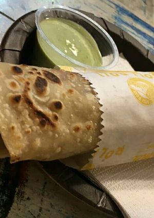 A picture of Paneer frankie.