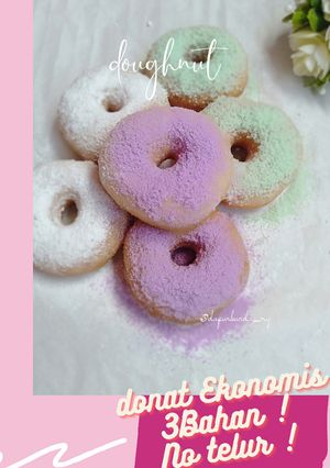 Foto resep Donat Ekonomis 3Bahan ! No telur ! Ide jualan ! Enak & Lembut