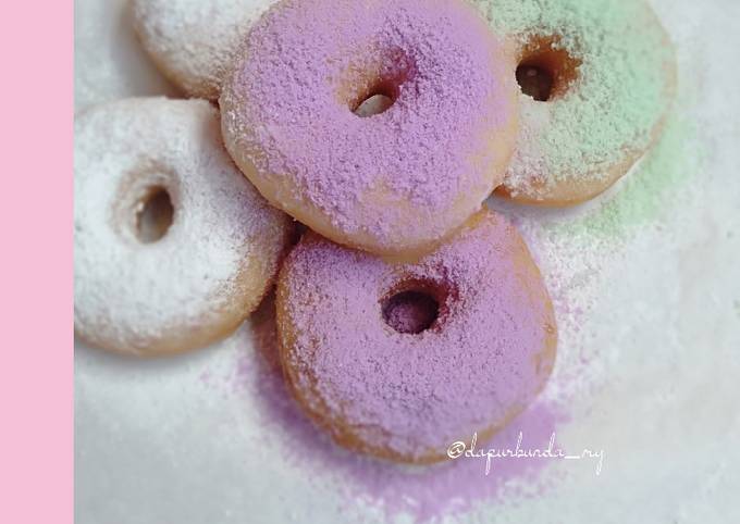 Resep: Donat Ekonomis 3Bahan ! No telur ! Ide jualan ! Enak &amp; Lembut Enak Dan Mudah