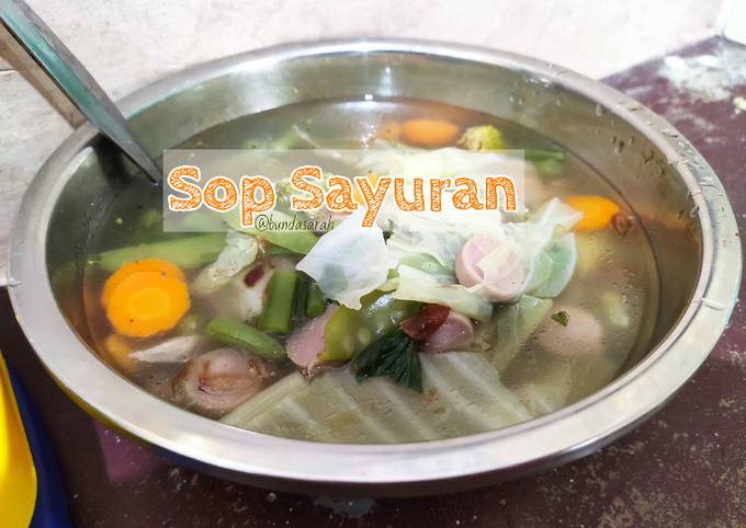 Resep Sop Sayuran Gurih Oleh Bunda Sarah Cookpad