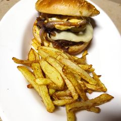 A picture of Beef burger.