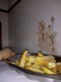 Papas al horno PASADAS POR HARINA
